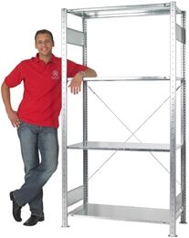 FORMAT Steckregal 1GF + 2AF 200x100x40 cm