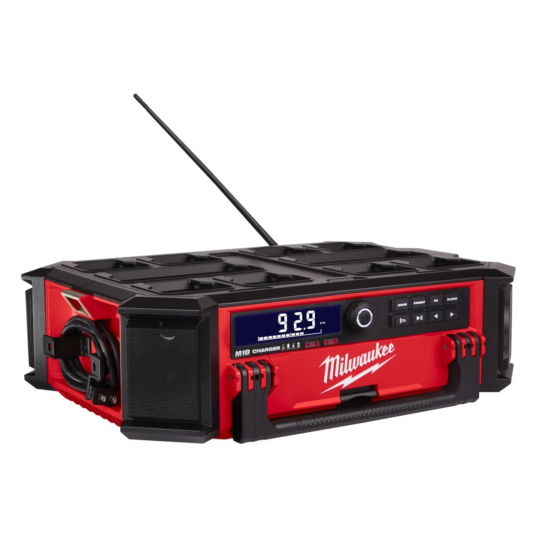 MILWAUKEE Akku-/Netz-Radio Packout mit Ladefunktion M18 PRCDAB+ MILWAUKEE Akku-/Netz-Radio Packout mit Ladefunktion M18 PRCDAB+