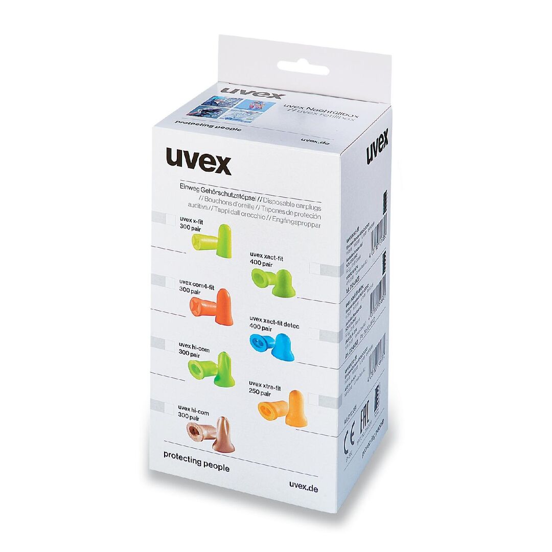 UVEX Gehörschutzstöpsel xtra-fit Nachfüllbox (VE 250 Paar) lose, 2112.061