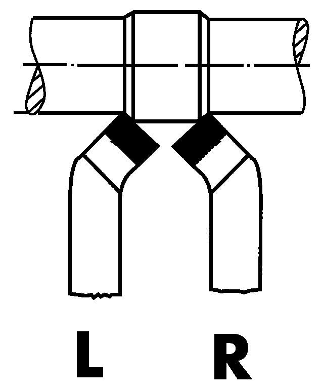 FORMAT Drehmeißel HM DIN4972 Links 32 x 32 x 170 mm P25 / 30 FORMAT Drehmeißel HM DIN4972 Links 32 x 32 x 170 mm P25 / 30
