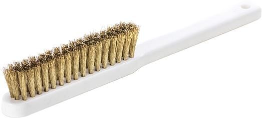 LESSMANN Feinbürste Kunststoff-griff Messing gewellt 0,15mm LESSMANN Feinbürste Kunststoff-griff Messing gewellt 0,15mm