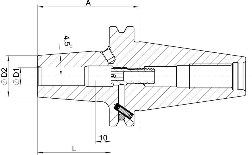 Schrumpff.D69871ADB SK40 12,0x65,0mm SL Haimer