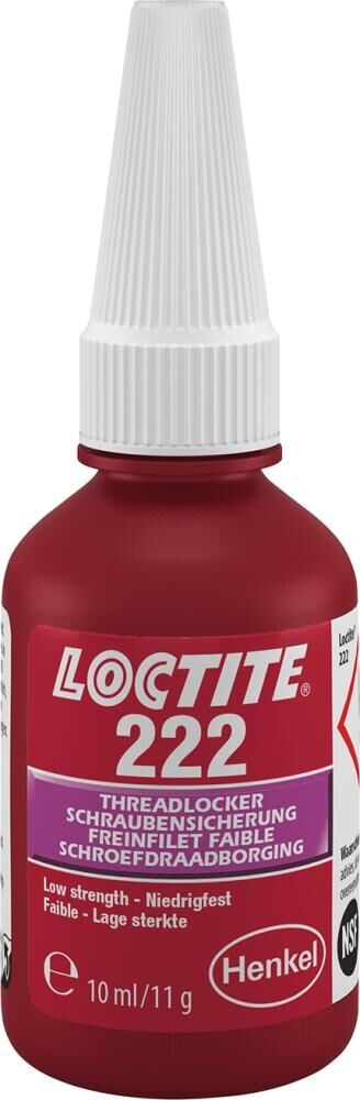 LOCTITE 222 Schraubensicherung 10ml Flasche LOCTITE 222 Schraubensicherung 10ml Flasche