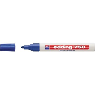 edding Lackmarker 750 4-750003 2-4mm Rundspitze permanent blau edding Lackmarker 750 4-750003 2-4mm Rundspitze permanent blau