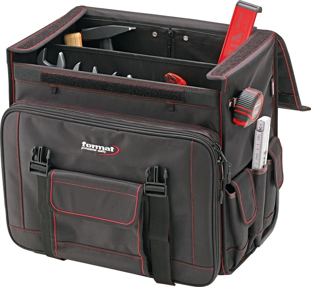 FORMAT Werkzeugtasche mit Rollen 460x340x450mm FORMAT Werkzeugtasche mit Rollen 460x340x450mm