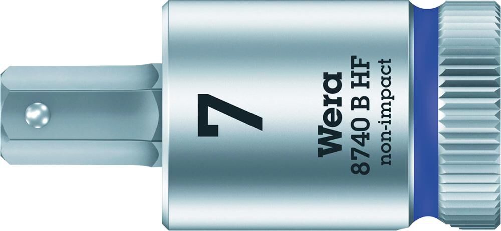 WERA Schraubendrehereinsatz 3/8" Innensechskant m. Haltefunktion 7x38,5mm WERA Schraubendrehereinsatz 3/8" Innensechskant m. Haltefunktion 7x38,5mm