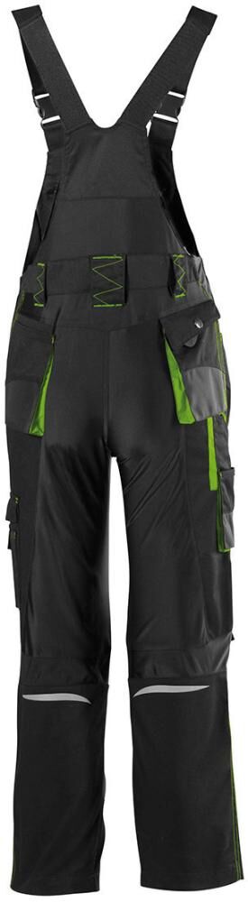 FORTIS Kids Latzhose 24 schwarz/lime Gr. 110-116 FORTIS Kids Latzhose 24 schwarz/lime Gr. 110-116