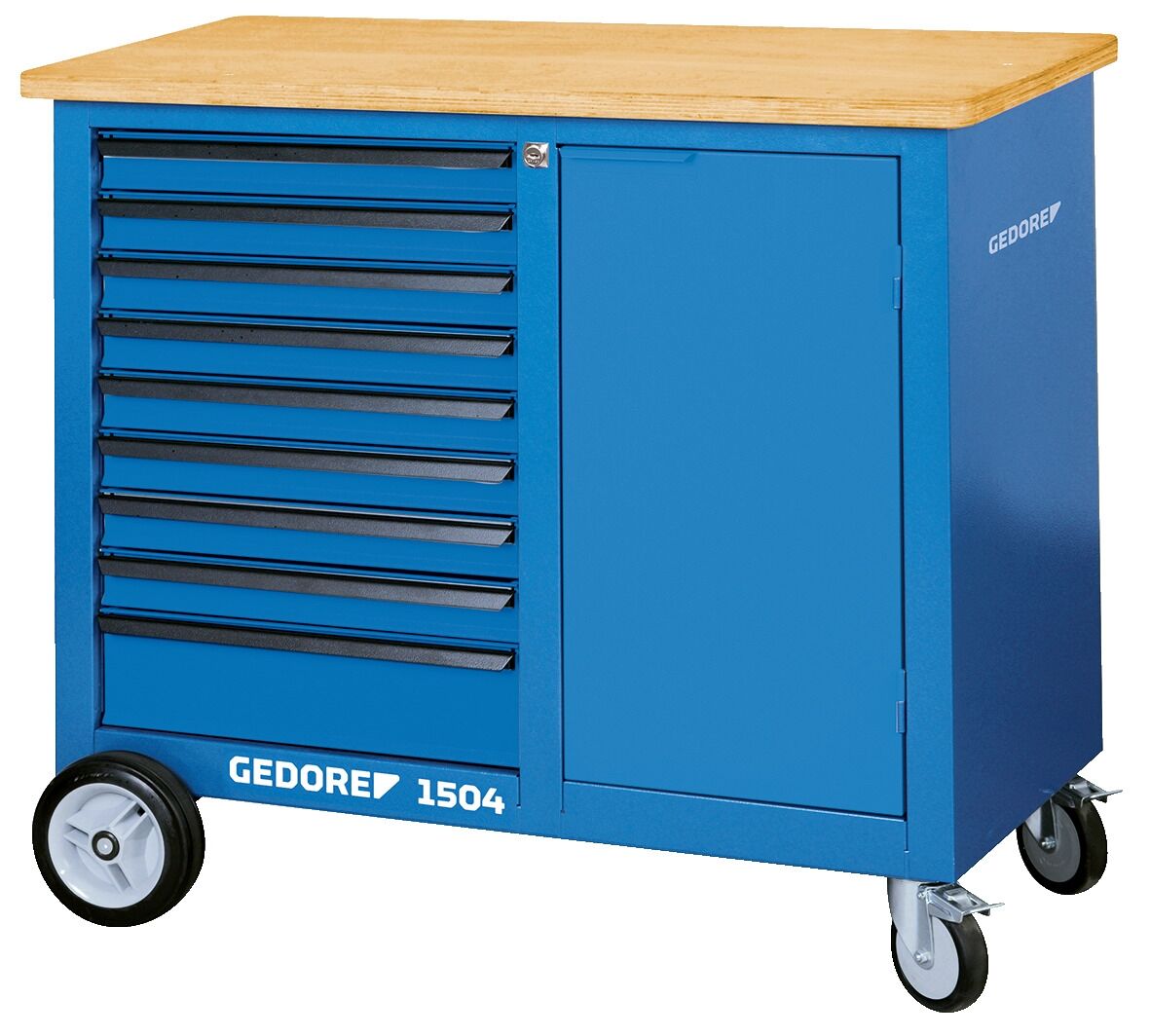 GEDORE Rollwerkbank mit 9 Schubladen 1504 0810 1814923