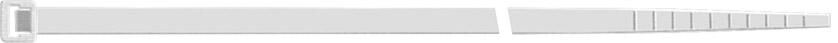 SAPISELCO Kabelbinder Pack a 100 Stück natur 100x2,5mm