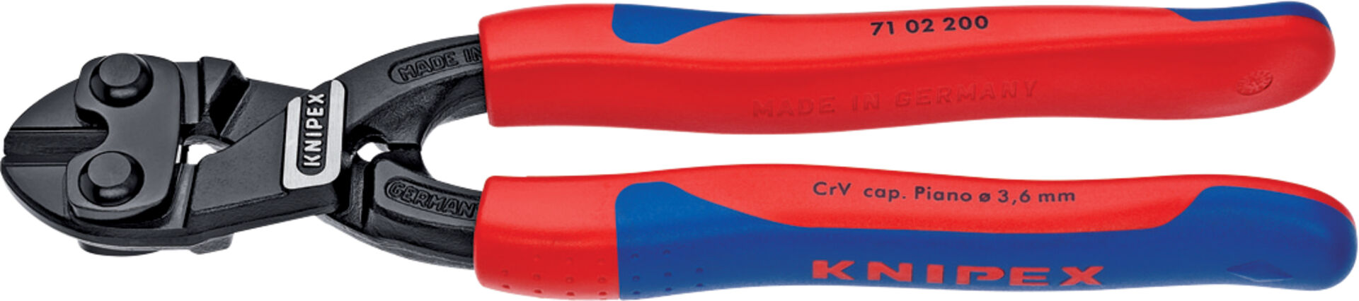 KNIPEX 71 02 200 CoBolt Kompakt- Bolzenschneider Mehrk. atrA 200mm KNIPEX 71 02 200 CoBolt Kompakt- Bolzenschneider Mehrk. atrA 200mm