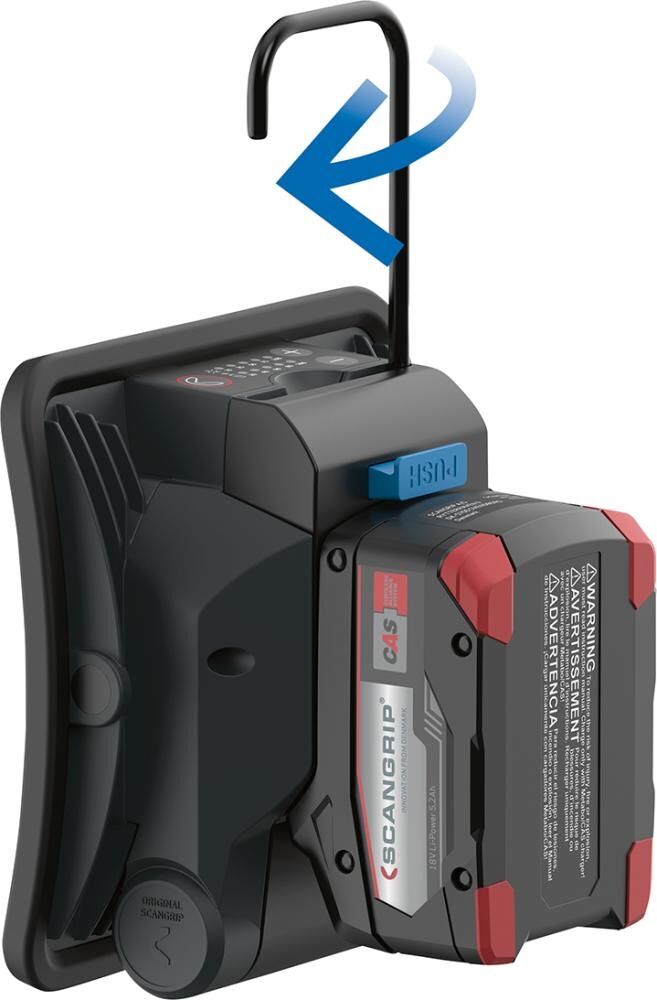 SCANGRIP Akku-Arbeitsleuchte NOVA 2 CONNECT 200-2000Lumen ohne Akku SCANGRIP Akku-Arbeitsleuchte NOVA 2 CONNECT 200-2000Lumen ohne Akku