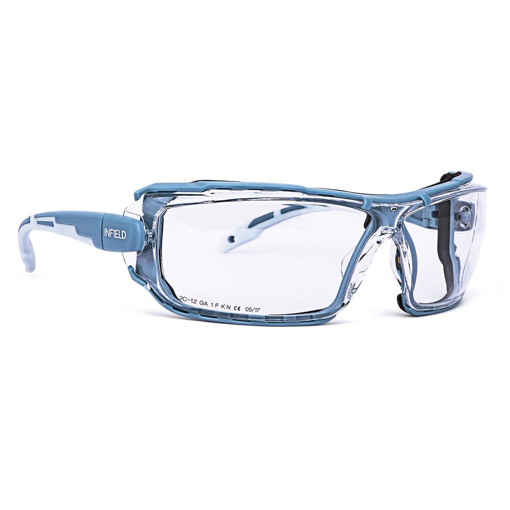 INFIELD Schutzbrille Milor PC HC AF AS UV blau 9232 006 INFIELD Schutzbrille Milor PC HC AF AS UV blau 9232 006