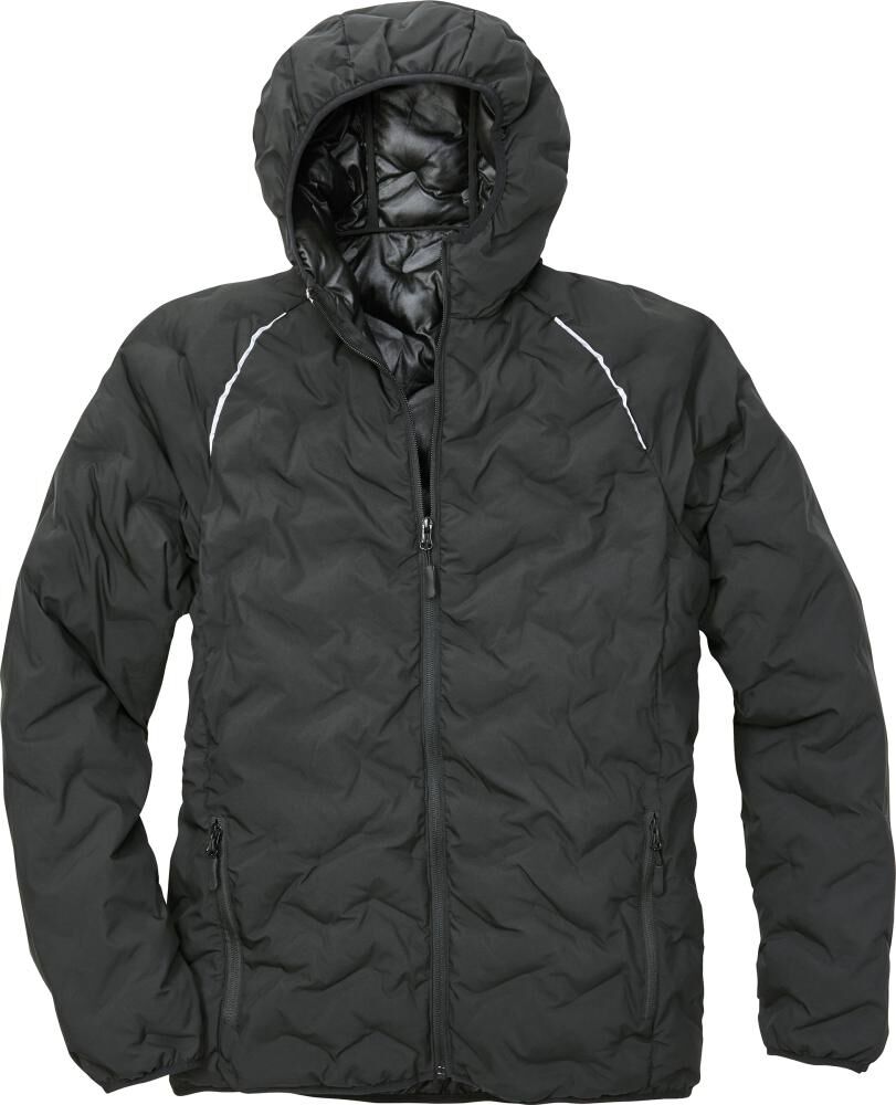 Steppjacke Reflektoren schwarz Größe L