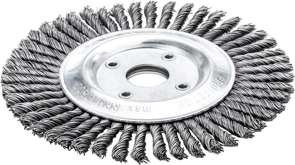 LESSMANN Pipelinebürste Stahldraht 125x6mm gezopft 0,5mm LESSMANN Pipelinebürste Stahldraht 125x6mm gezopft 0,5mm