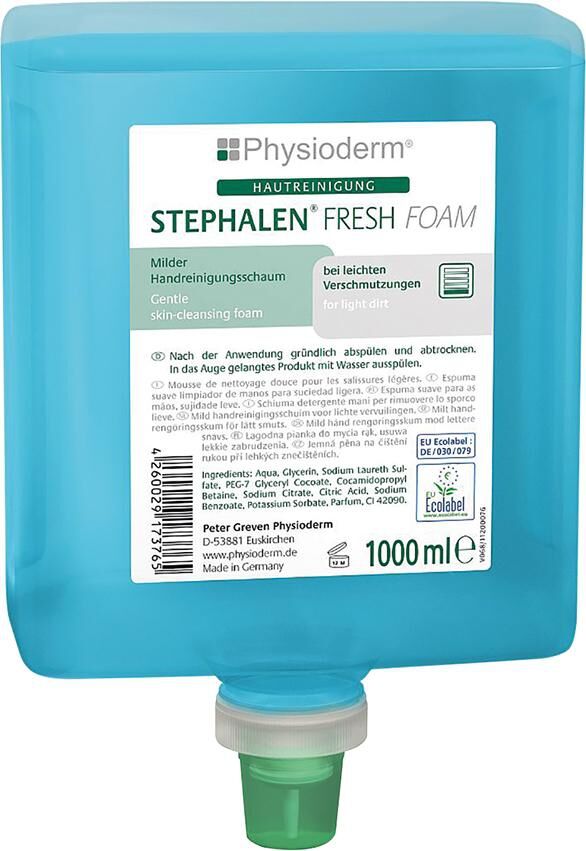 PHYSIODERM Handreinigungsschaum Stephalen Fresh Foam 1.000ml Neptunefl PHYSIODERM Handreinigungsschaum Stephalen Fresh Foam 1.000ml Neptunefl