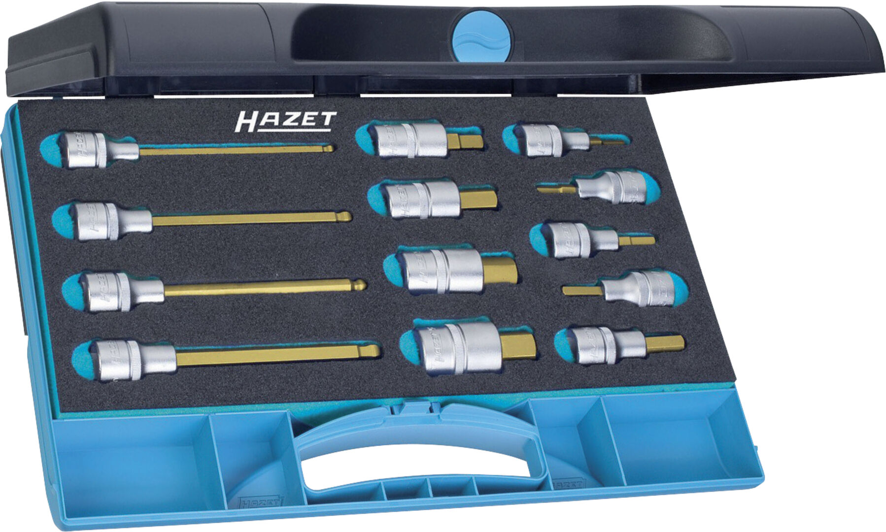 Schraubendr.Eins.Grt.1/2" 13tlg.5-19mm i6kt. Hazet Schraubendr.Eins.Grt.1/2" 13tlg.5-19mm i6kt. Hazet