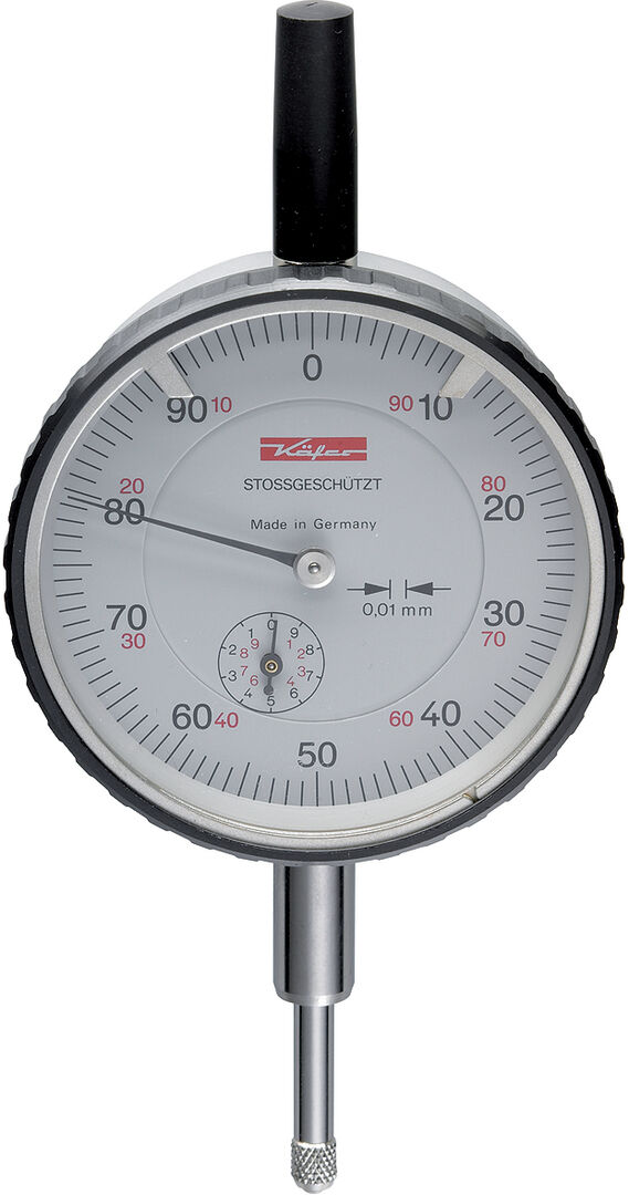 KÄFER Präzisions-Messuhr stossgeschützt M 2 S D 58mm KÄFER Präzisions-Messuhr stossgeschützt M 2 S D 58mm