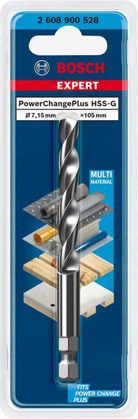 BOSCH Zentrierbohrer HSS-G 7,15x105 mm