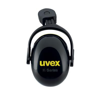UVEX Helm-Kapsel-Gehörschutz pheos K2P SNR30dB schwarz/gelb Bajonett, 2600.214 UVEX Helm-Kapsel-Gehörschutz pheos K2P SNR30dB schwarz/gelb Bajonett, 2600.214