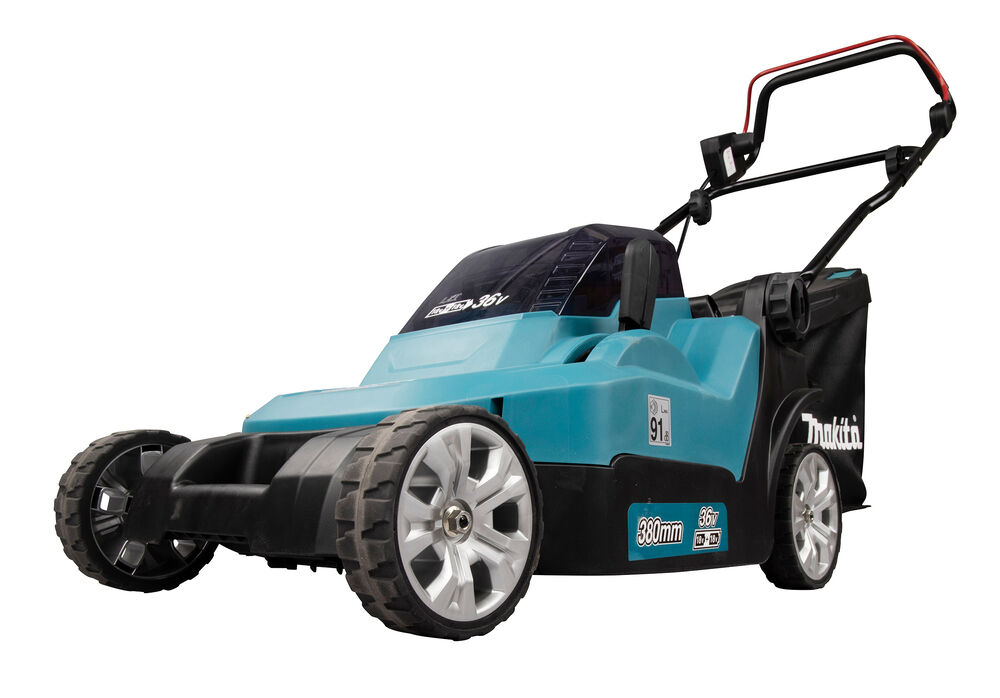 MAKITA Akku-Rasenmäher DLM382PM2 2x18V/4Ah Doppelladegerät