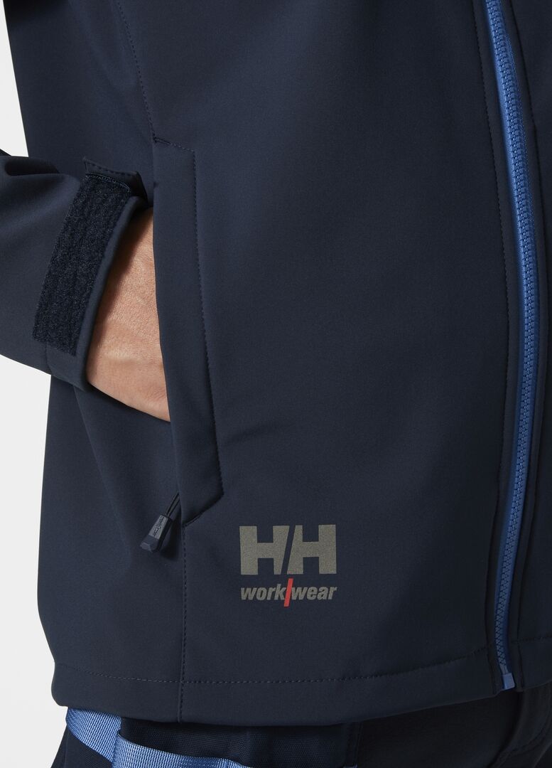 HELLY HANSEN Oxford Softshell-Jacke 74290 Gr. M NAVY/STONE BLUE