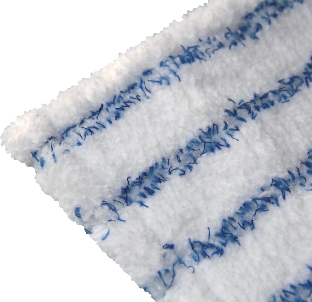 Premium-Mikrofasermopp 50cm weiß-blau Premium-Mikrofasermopp 50cm weiß-blau