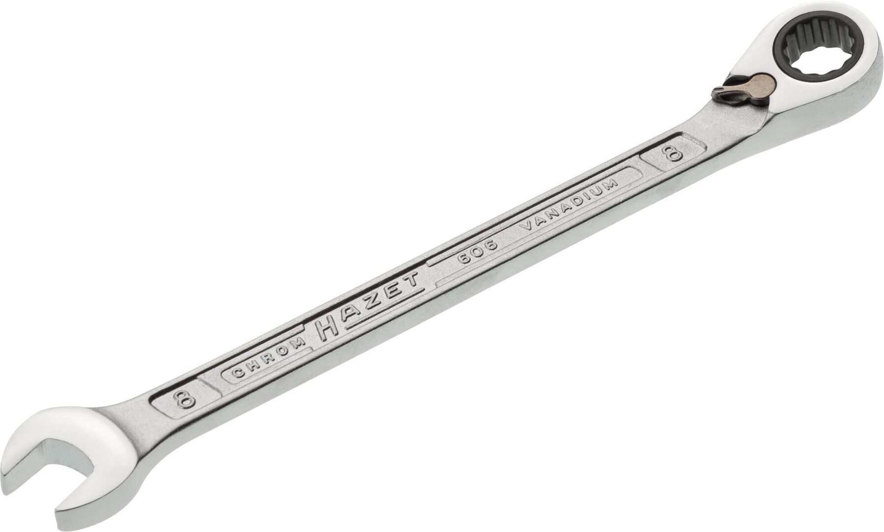 HAZET Knarren-Ring-Maulschlüssel 606 8 mm