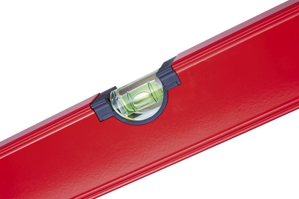 FORMAT Magnet-Wasserwaage Leichtmetall rot pulverbeschichtet 80cm