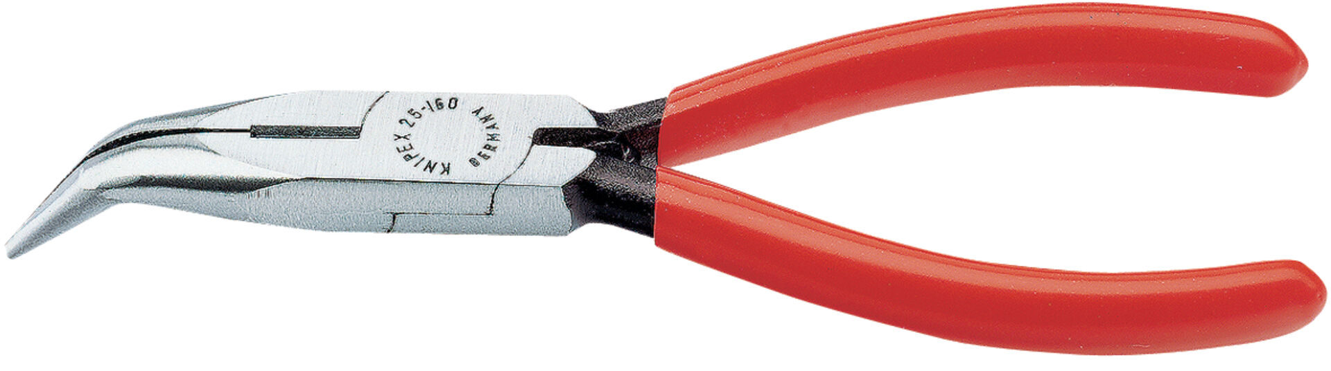 KNIPEX 25 21 160 Flachrundzange Schneide schwarz atramentiert 160mm KNIPEX 25 21 160 Flachrundzange Schneide schwarz atramentiert 160mm