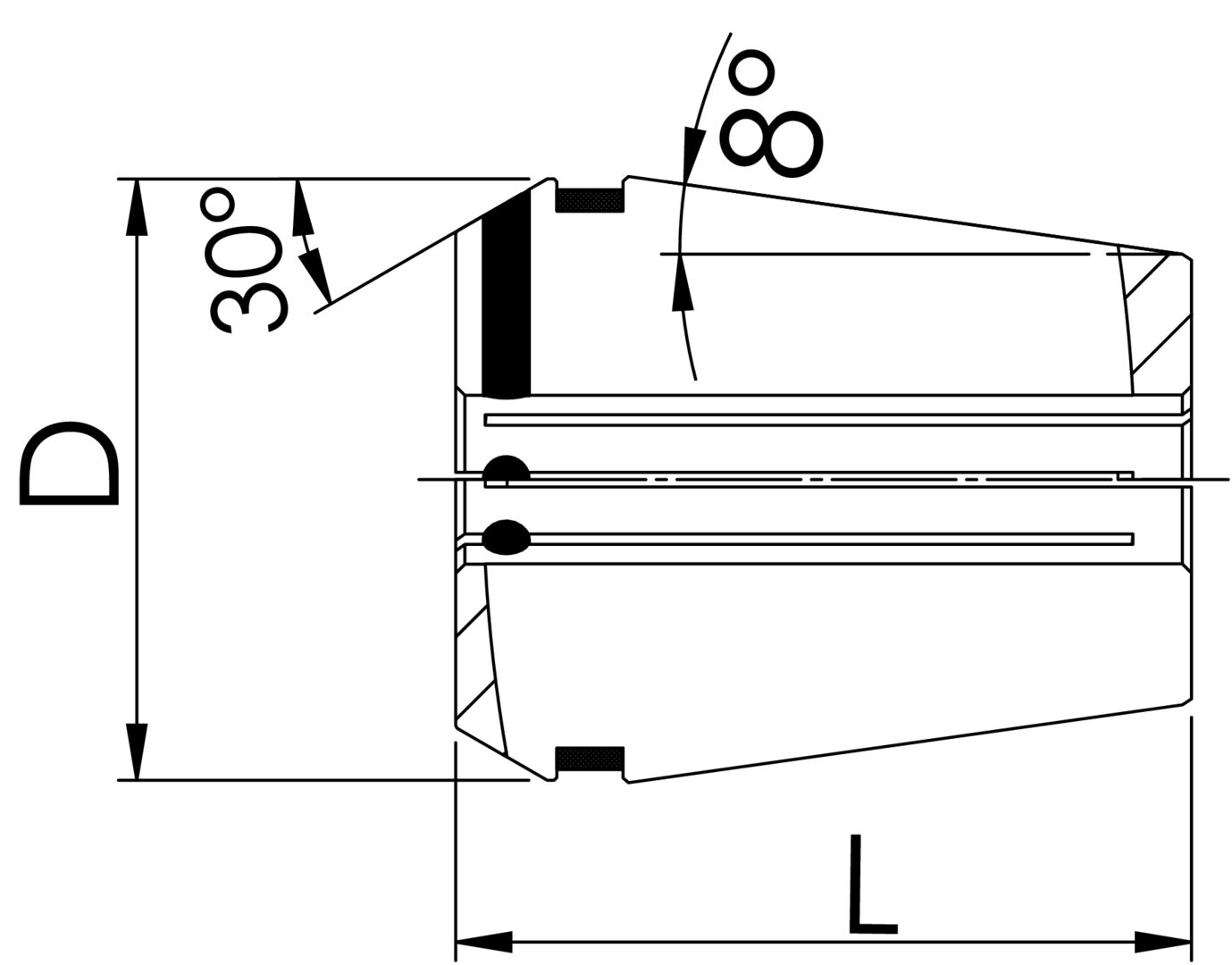 Spannzange 429E IK ER25 10,0mm       Fahrion