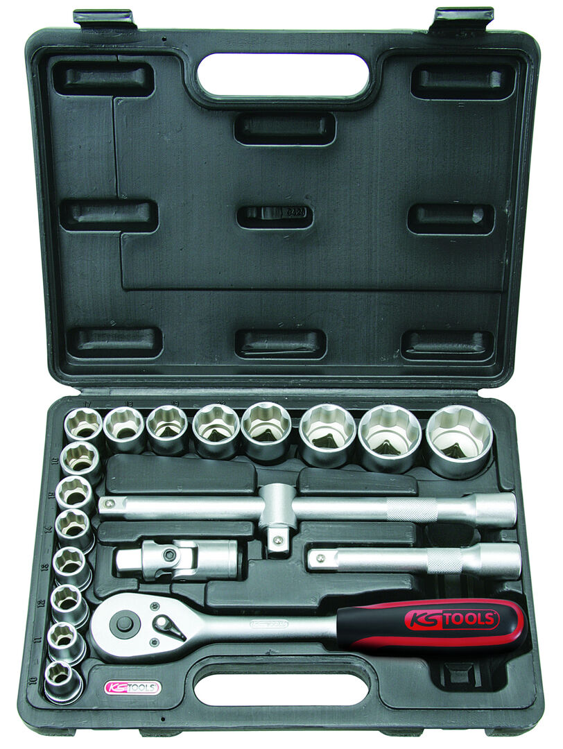 KS TOOLS 1/2" Steckschlüssel-Satz 20-teilig