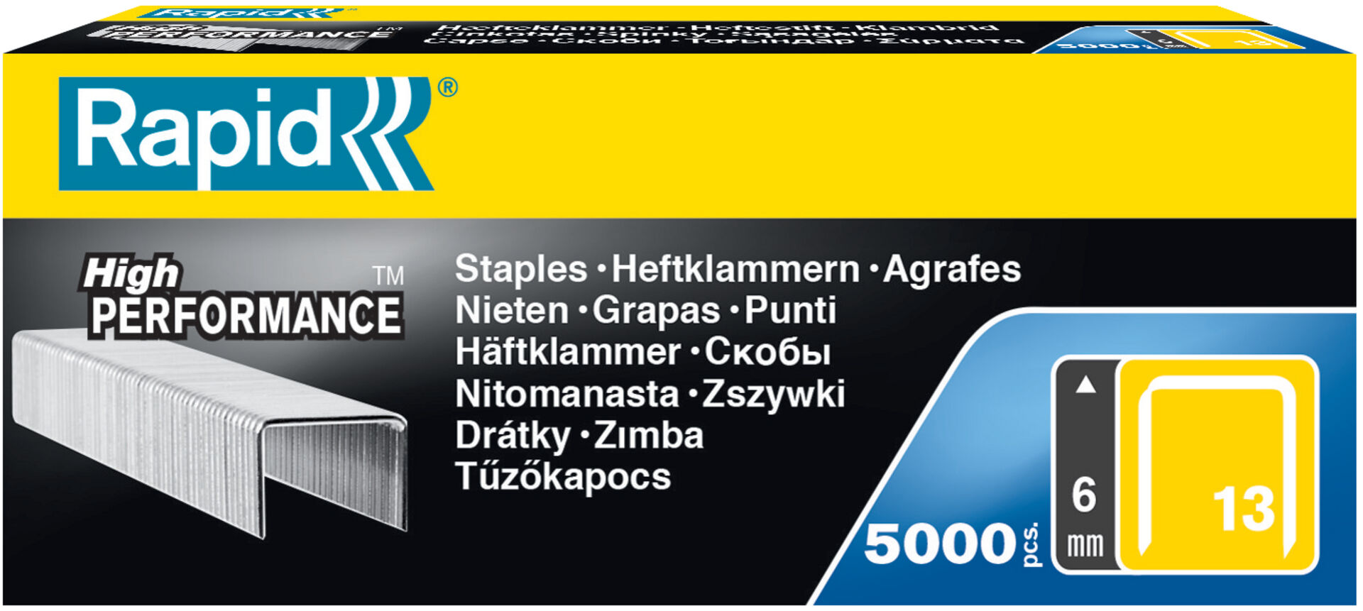 RAPID Heftklammer 13/08 a 5000 RAPID Heftklammer 13/08 a 5000