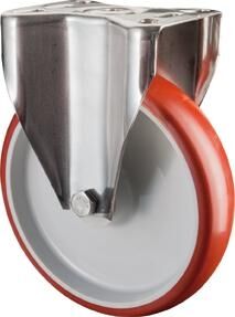 BS ROLLEN Bockrolle Polyure. / Edels. Rad-d 80mm 100 KG Tragfür BS ROLLEN Bockrolle Polyure. / Edels. Rad-d 80mm 100 KG Tragfür