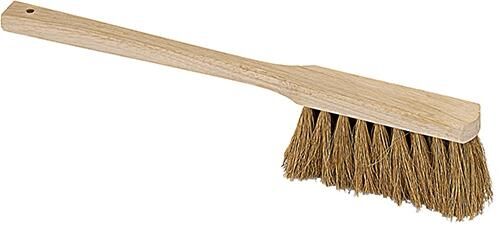Handfeger Kokos, mit Bart 4-Reihig,Unlackiert,45 cm
