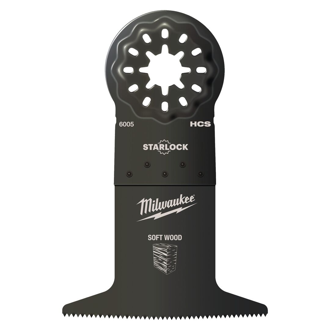 MILWAUKEE Tauchsägeblatt Starlock 65 x 42 mm für Schnitte in Holz