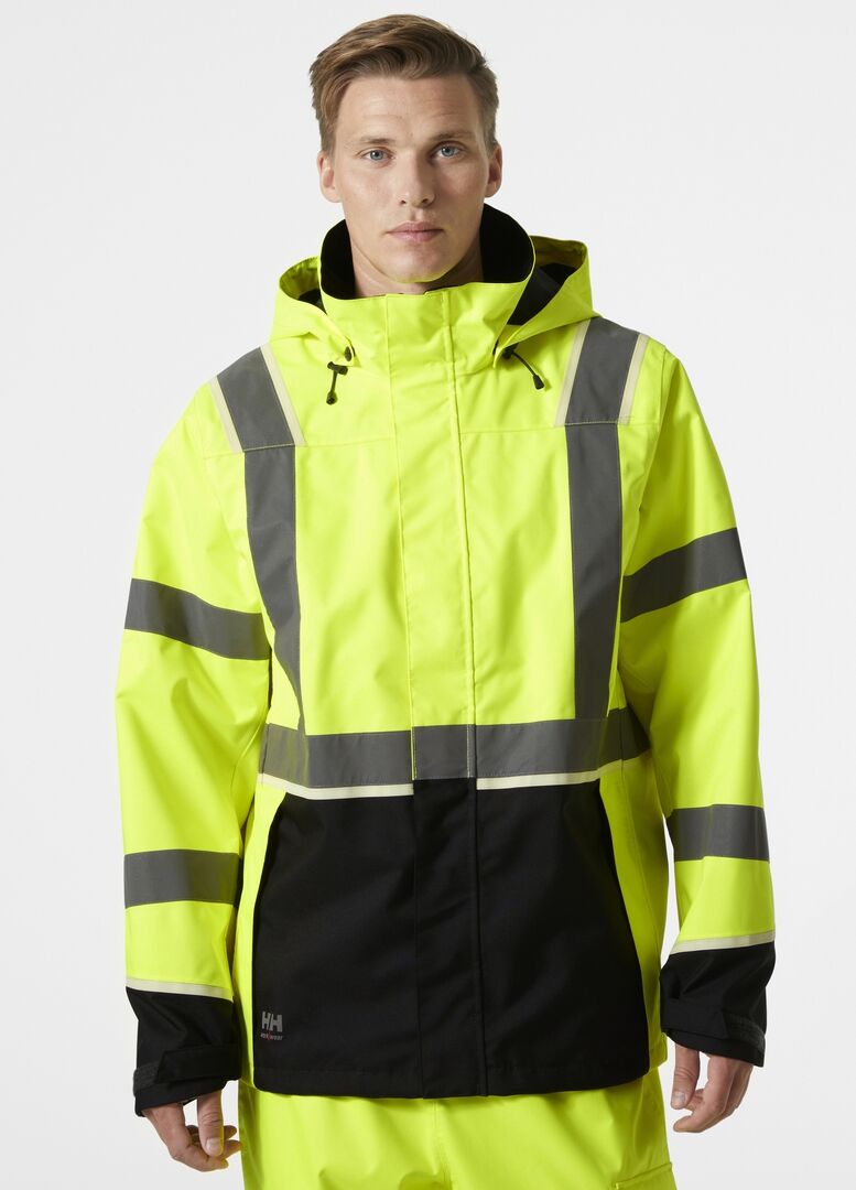 HELLY HANSEN UC-ME Shell Jacke Yellow/Ebony Gr.S HELLY HANSEN UC-ME Shell Jacke Yellow/Ebony Gr.S