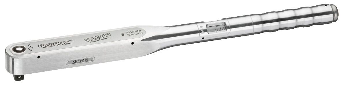 GEDORE Drehmomentschlüssel DREMOMETER B 1/2" 25-120 Nm, 8561-01, 7683320 GEDORE Drehmomentschlüssel DREMOMETER B 1/2" 25-120 Nm, 8561-01, 7683320