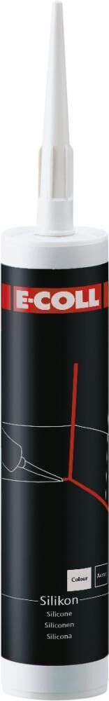 E-COLL EU Silikon Weiss 310ml Kartusche E-COLL EU Silikon Weiss 310ml Kartusche