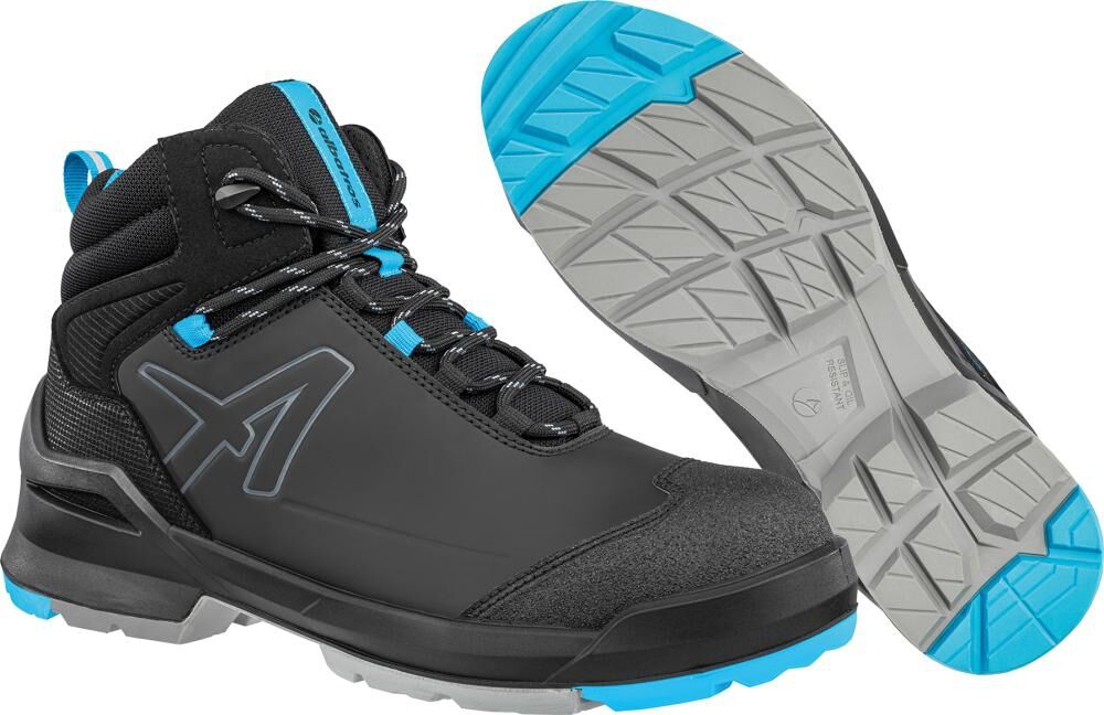 ALBATROS Schnürstief. TARAVAL BLACK/BLUE MID, Größe 38