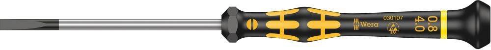 WERA Elektronik-Schraubendreher ESD Schlitz 0,8x0,16x40mm