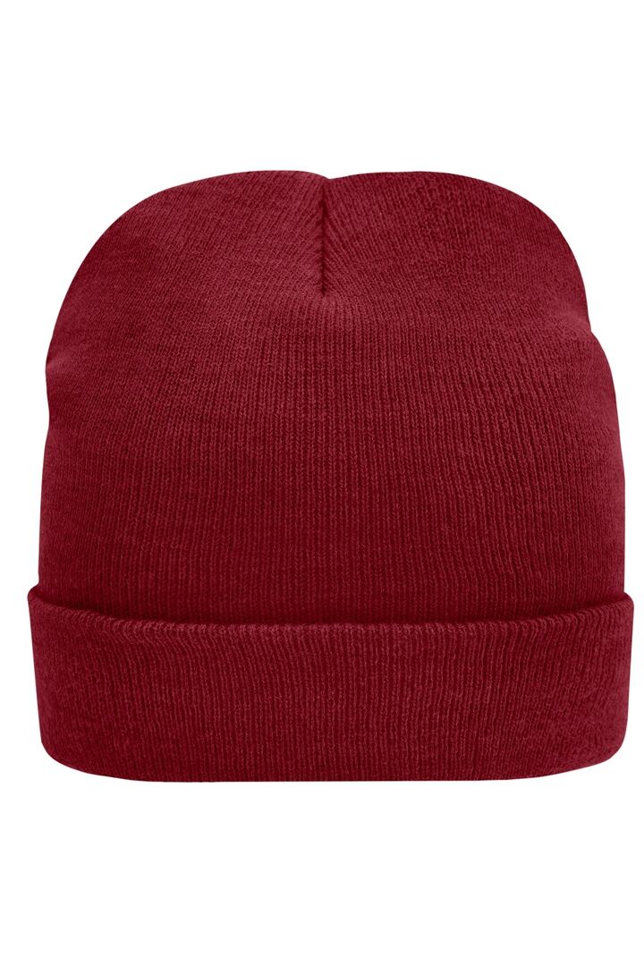 MYRTLE Knitted Cap Thinsulate 7551 100%PAC, burgundy, one size