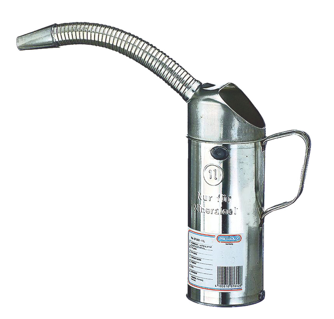 PRESSOL Messbecher Weissblech 1,0l flex.Ausguss PRESSOL Messbecher Weissblech 1,0l flex.Ausguss