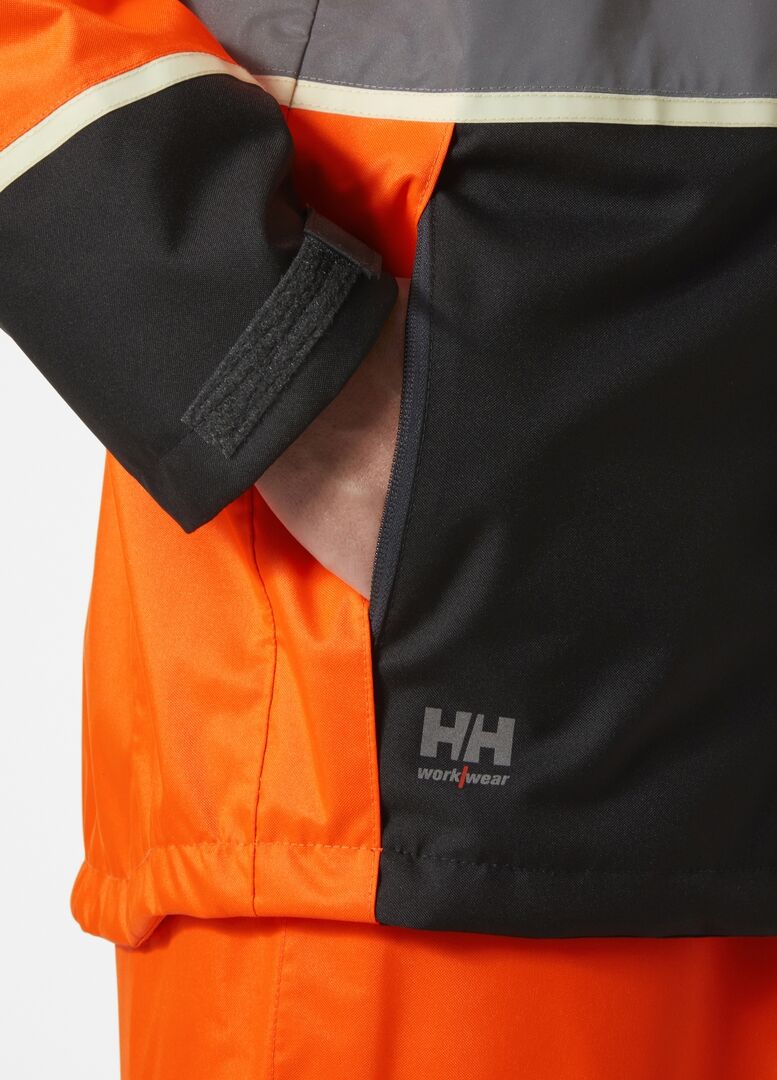 HELLY HANSEN UC-ME Shell Jacke Orange/Ebony Gr.2XL