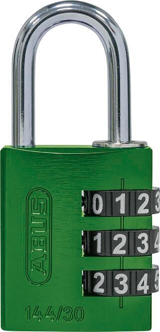 ABUS Zahlen-Hangschloss 144/30 grün Lock-Tag