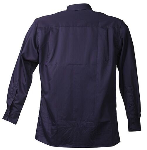 JN Mens Business Shirt lang JN606 100%BW, aubergine, Größe L