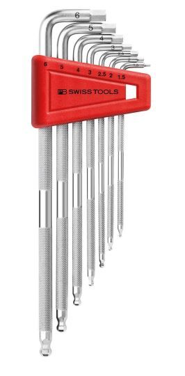 PB SwissTools Winkelschraubendreher-Satz im Kunststoffh., 7-tlg. 1,5-6mm SAFETY