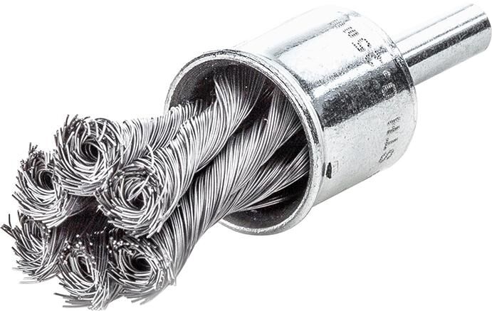 LESSMANN Pinselbürste Stahldraht gezopft 19x28/72x0,35mm LESSMANN Pinselbürste Stahldraht gezopft 19x28/72x0,35mm