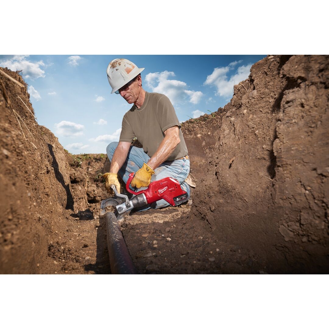 MILWAUKEE Akku-Kabelschneider M18HCC75-502C 2x5Ah Ladegerät Koffer