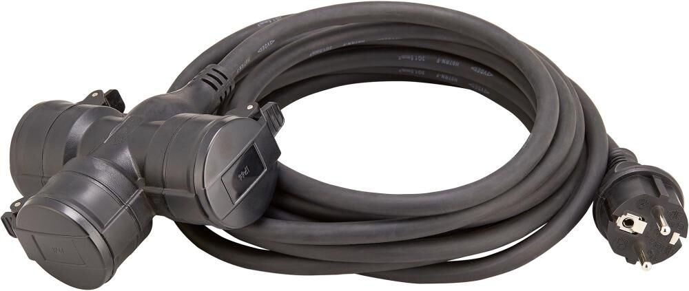 FORTIS Verlängerungskabel 3fach 10m H07RN-F3G1,5 FORTIS Verlängerungskabel 3fach 10m H07RN-F3G1,5