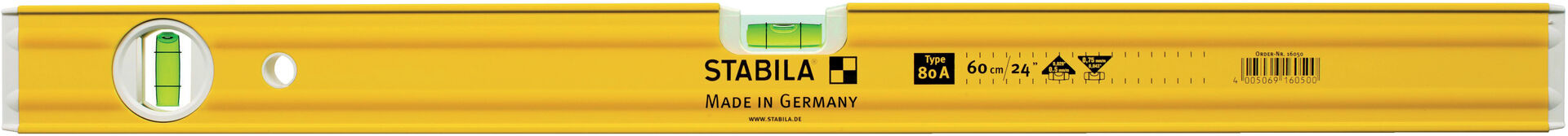STABILA Wasserwaage Leichtmetall 80AS-2 150cm